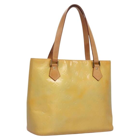 LOUIS VUITTON Monogram Vernis Houston Hand Bag Gris M91053 - Picture 1 of 13